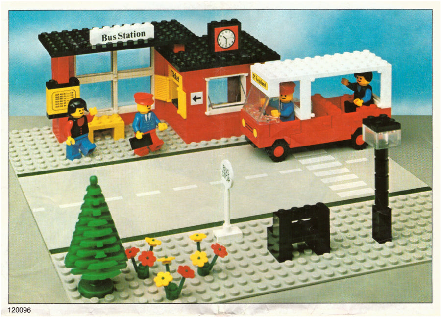 LEGO City 379 - Bus Station With instructions - No box