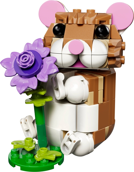 LEGO Creator 31376 - Cute Hamster with a Flower - Image 1