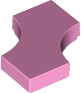 LEGO 3396 - Tile, Modified 2 x 2 with 2 1 x 1 Curved Cutouts (Double Arrow)