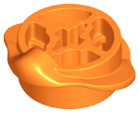 LEGO 35188 Technic Changeover Rotary Catch in Orange