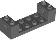 LEGO 3668 - Technic, Brick 2 x 6 x 1 1/3 with Axle Holes and Bottom Stud Holders