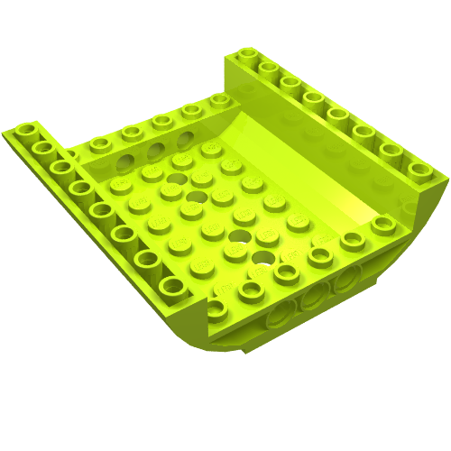 LEGO 54091 - Helling, gebogen 8 x 8 x 2 omgekeerd dubbel