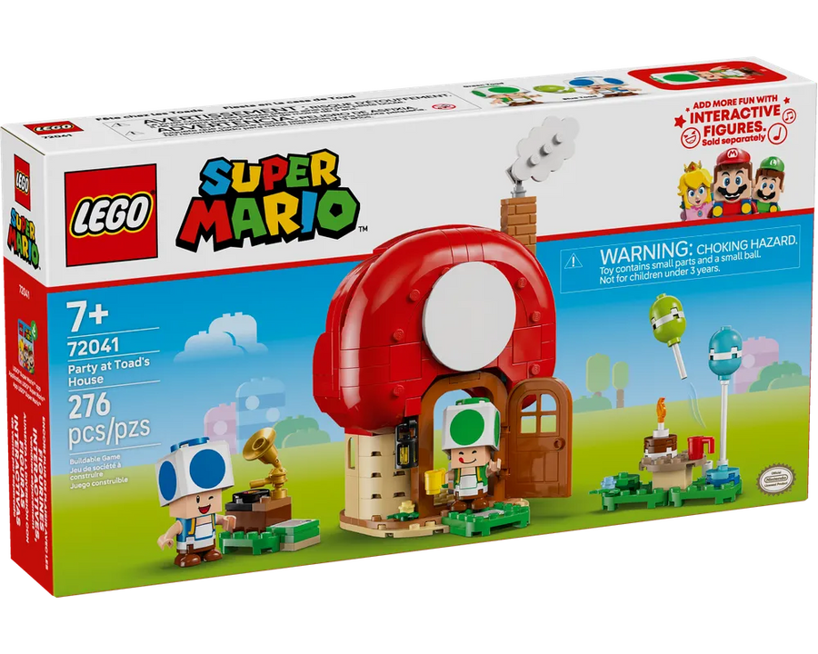 LEGO Super Mario 72041 - Party at Toad's House - Expansion Set - Authentic LEGO Set Main Image