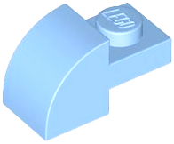 LEGO 5841 - Slope, Curved 2 x 1 with Recessed Stud