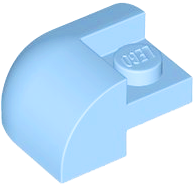 LEGO 5846 - Slope, Curved 2 x 2 Corner Round with Recessed Stud