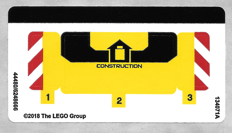 LEGO 60219stk01 - Sticker Sheet for Set 60219 - (44480/6248666)