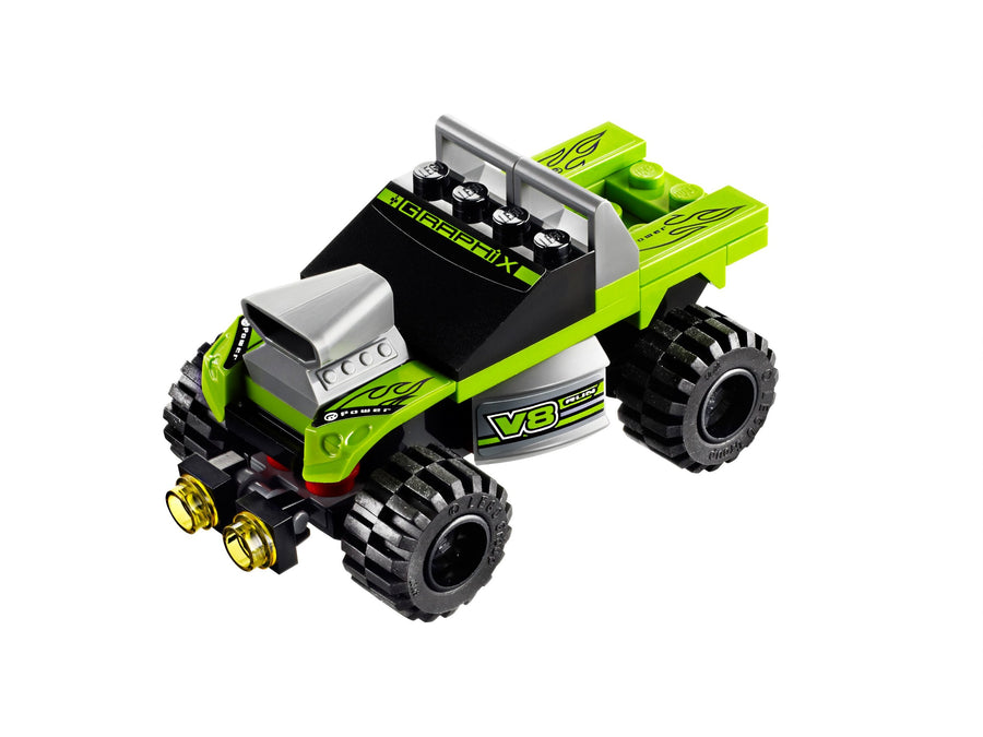 LEGO Racers 8192 - Lime Racer Met instructies - Zonder doos