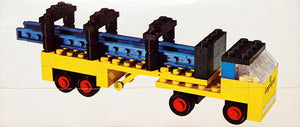 LEGO LEGOLAND 647 Lorry with Rails, model on the box