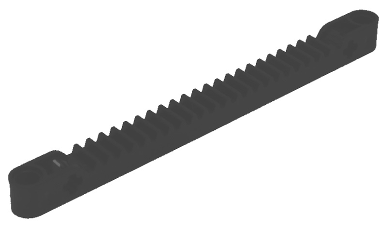 LEGO 64781 - Technic, Gear Rack 1 x 13 with Axle and Pin Holes