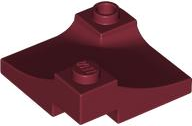LEGO 73682 Arch 3 x 3 Inverted Corner with Raised Hollow Stud in donkerrood
