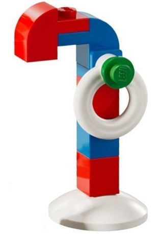 LEGO Holiday & Event 76293-13 - 76293 Advent Calendar 2024, Super Heroes, Spider-Man (Day 12) - Candy Cane Decoration Packed inside a grip bag