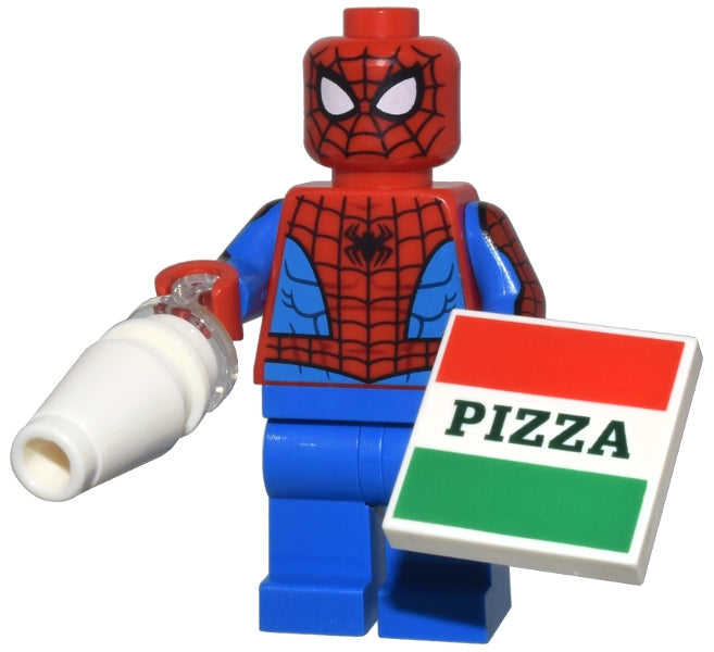 LEGO Holiday & Event 76293-2 - 76293 Advent Calendar 2024, Super Heroes, Spider-Man (Day 1) - Spider-Man with Pizza Box - Authentic LEGO Set Main Image