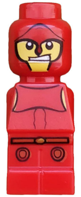LEGO Minifiguur 85863pb017 - Microfiguur Minotaurus Gladiator Rood (4560457 / 6023427)