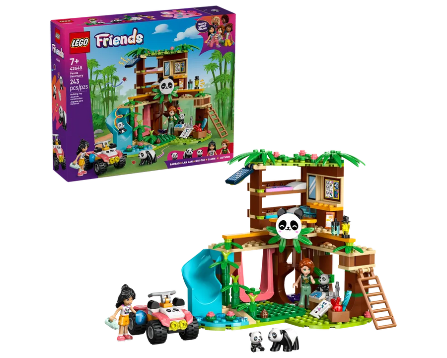 LEGO Friends 42648 - Panda Sanctuary Animal Care - Authentic LEGO Set Main Image