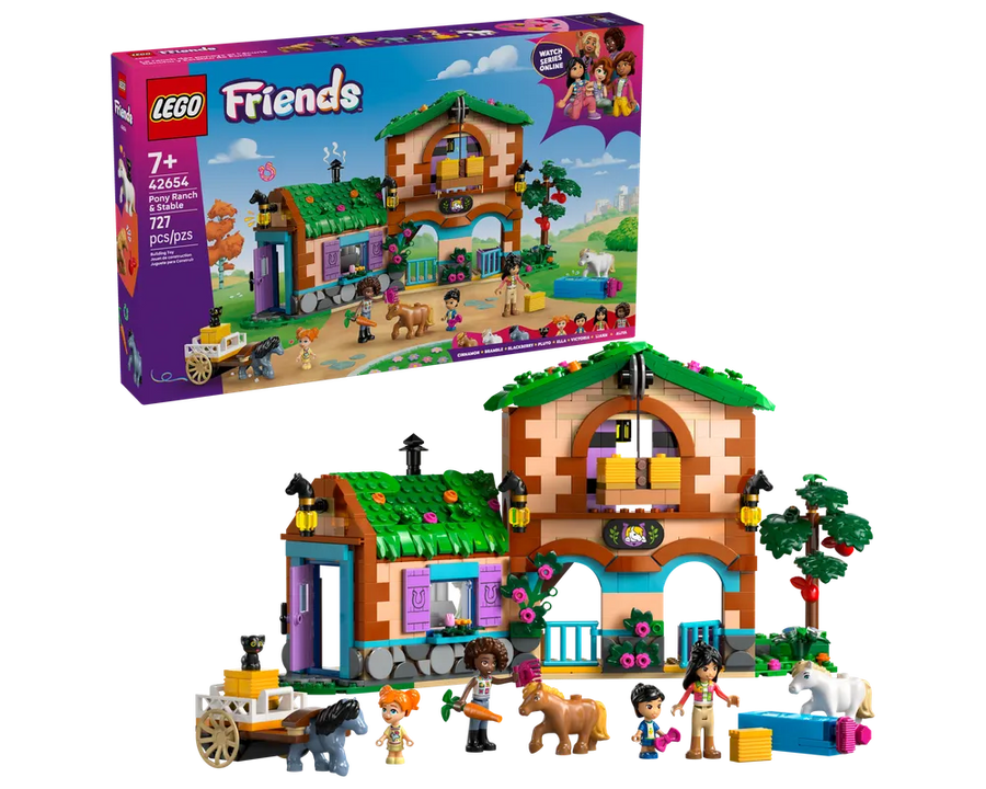 LEGO Friends 42654 - Pony Ranch & Stable - Authentic LEGO Set Main Image