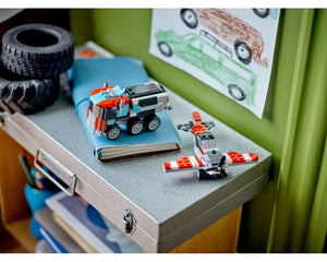 LEGO Creator 31146 - Flatbed Truck with Helicopter - Authentic LEGO Set Image 11