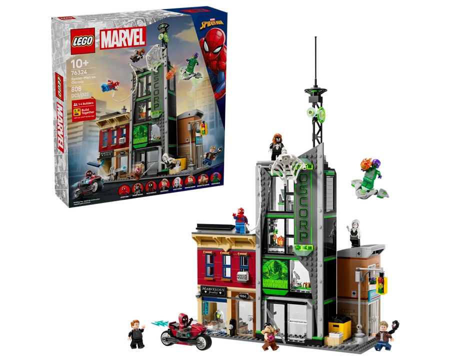 LEGO Super Heroes 76324 - Spider-Man vs. Oscorp - Authentic LEGO Set Main Image