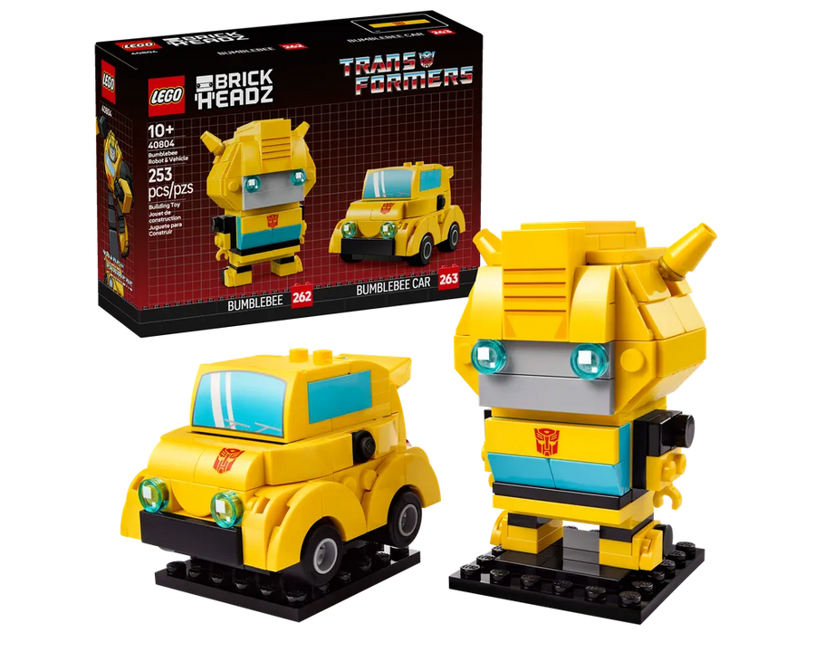 LEGO BrickHeadz 40804 - Bumblebee Robot & Vehicle