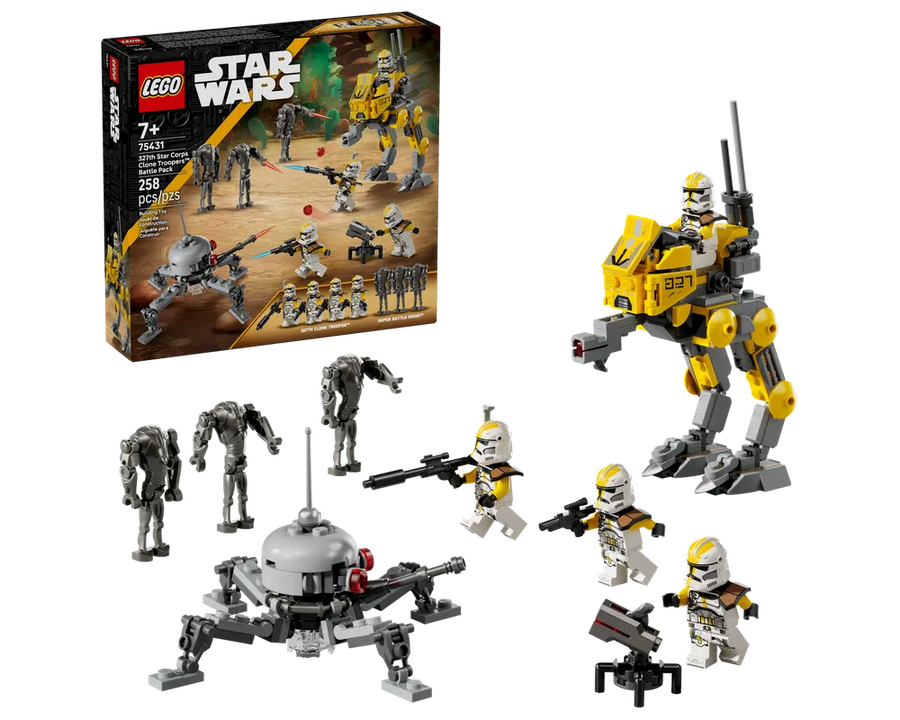 LEGO Star Wars 75431 - 327th Star Corps Clone Troopers Battle Pack - Authentic LEGO Set Main Image