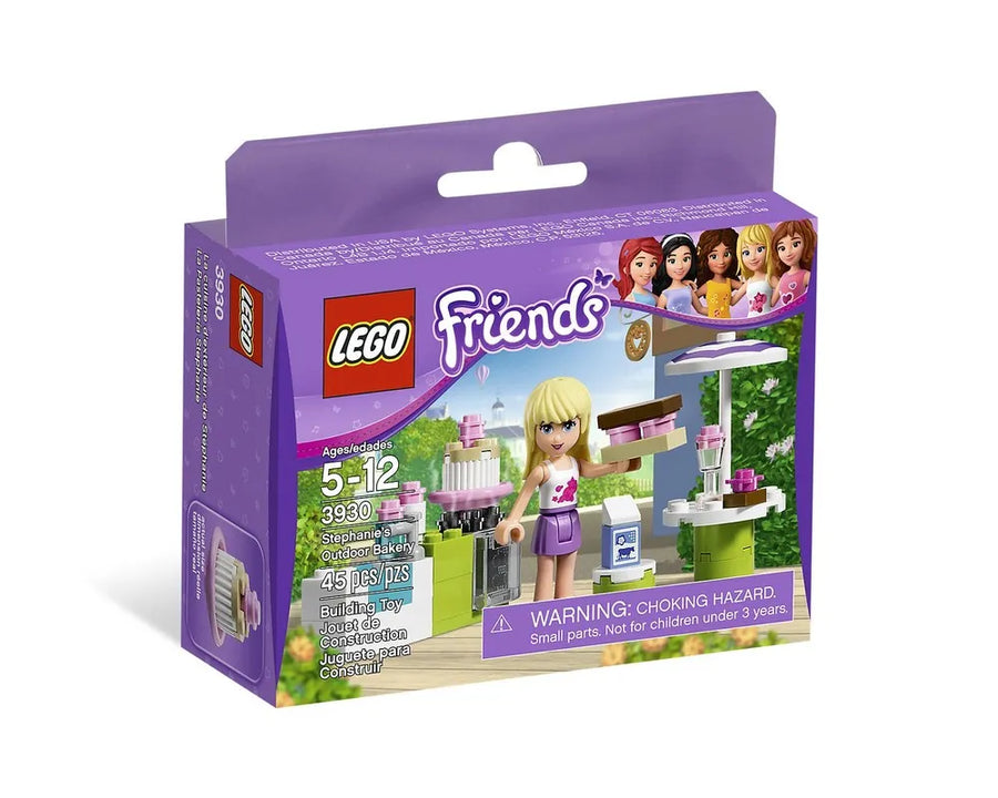 LEGO Friends 3930 - Stephanie's Outdoor Bakery - Authentic LEGO Set Main Image
