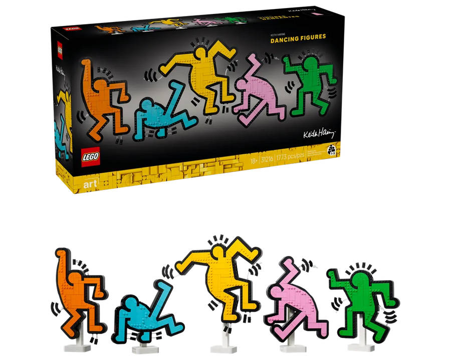 LEGO Art 31216 - Keith Haring – Dancing Figures - Authentic LEGO Set Main Image