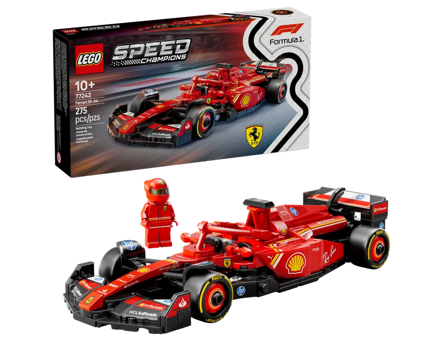LEGO SPEED CHAMPIONS 77242 - Ferrari SF-24 - Authentic LEGO Set Main Image