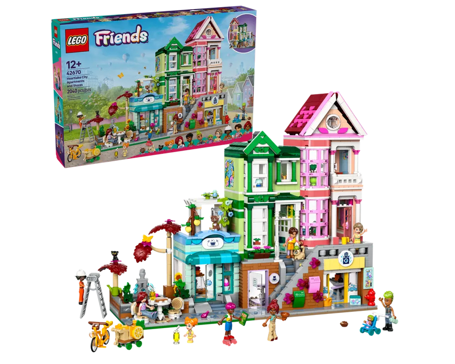 LEGO Friends 42670 - Heartlake City Apartments and Shops - Authentic LEGO Set Main Image