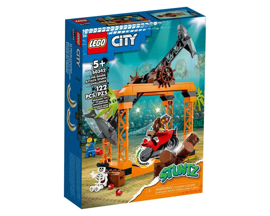 LEGO City 60342 - The Shark Attack Stunt Challenge - Authentic LEGO Set Main Image
