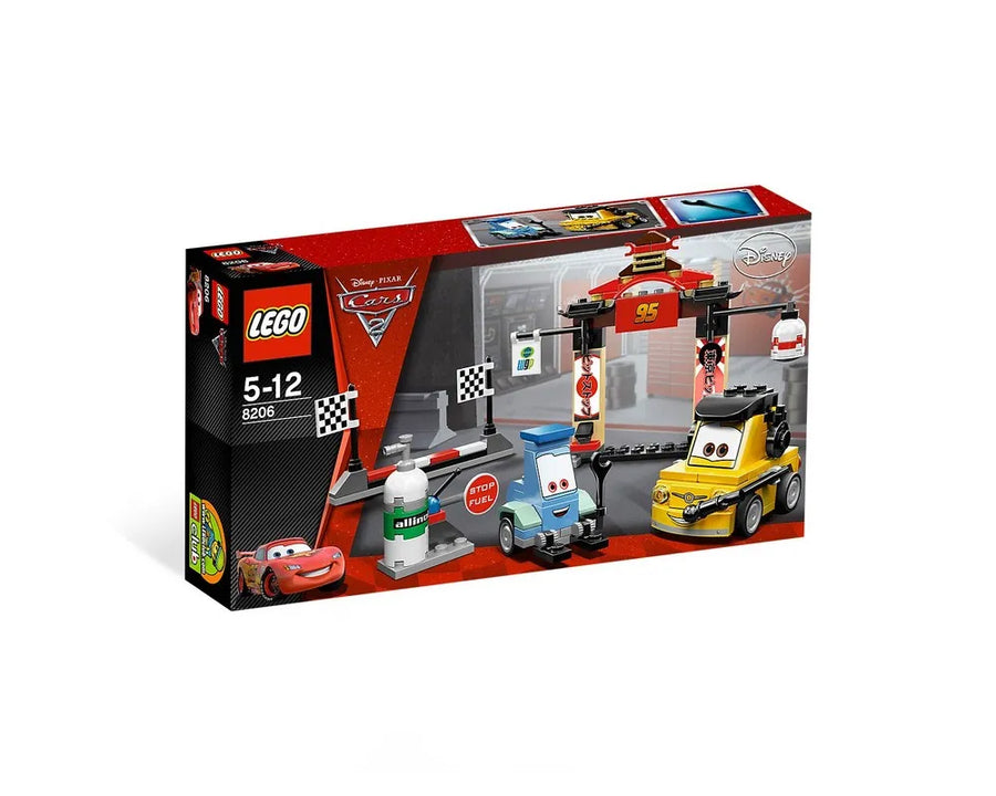 LEGO Cars 8206 - Tokyo Pit Stop With instructions - No box