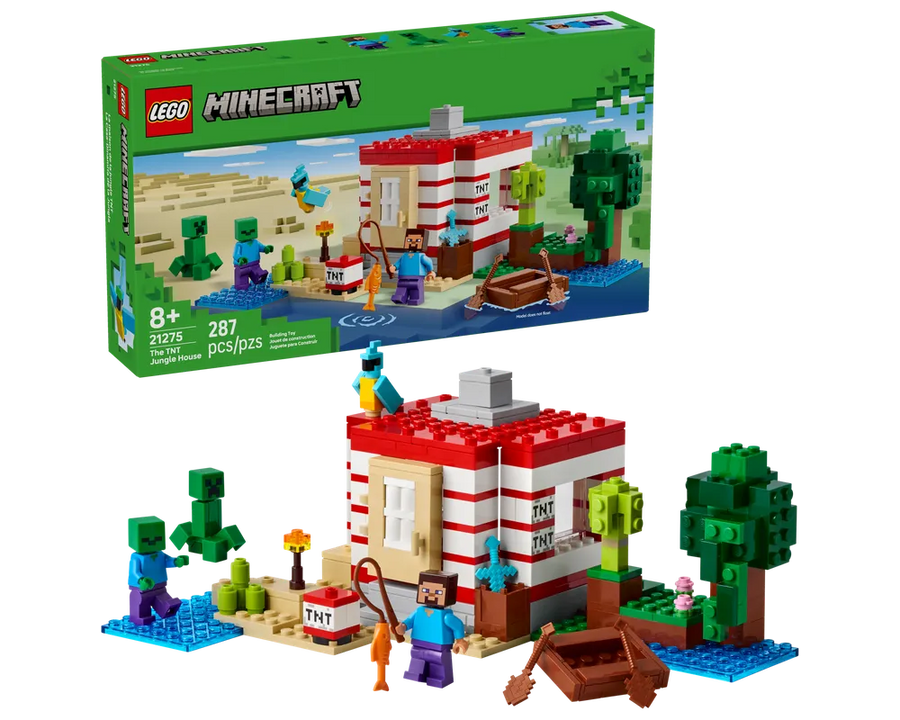 LEGO Minecraft 21275 - The TNT Jungle House
