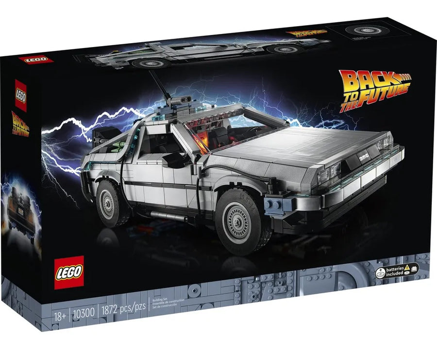 LEGO LEGO Ideas (CUUSOO) 10300 - Back to the Future Time Machine - Authentic LEGO Set Main Image