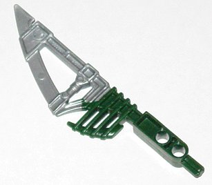LEGO 50935pb01 - Bionicle Wapen Hordika Fang Blade met Gegoten Parel Lichtgrijs Flexibel Eindpatroon