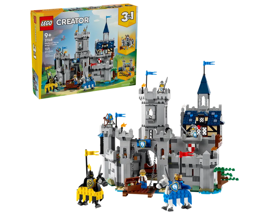 LEGO Creator 31168 - Medieval Horse Knight Castle - Authentic LEGO Set Main Image