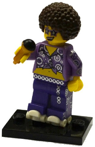 LEGO Collectible Minifigures col13-13 - col13 Disco Diva, Serie 13 (Complete Set met Standaard en Accessoires)