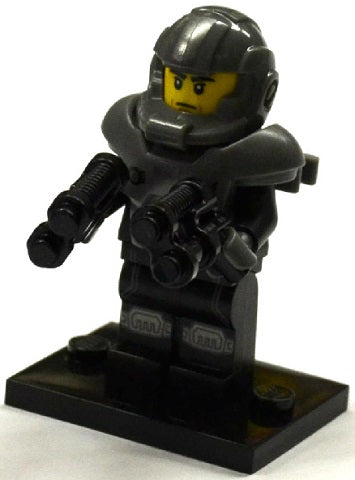 LEGO Collectible Minifigures col13-16 - col13 Galaxy Trooper, Series 13 (Complete Set with Stand and Accessories)