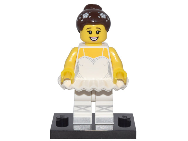 LEGO Collectible Minifigures col15-10 - col15 Ballerina, Series 15 (Complete Set with Stand and Accessories)