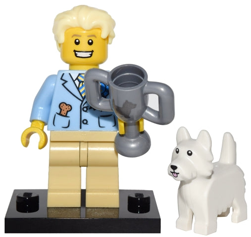 LEGO Collectible Minifigures col16-12 - col16 Hondenshowwinnaar, Serie 16 (Complete Set met Standaard en Accessoires)