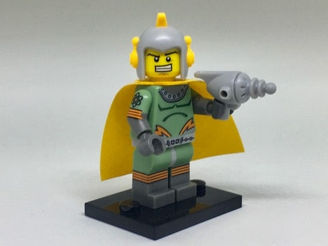 LEGO Collectible Minifigures col17-11 - col17 Retro Space Hero, Serie 17 (Complete Set met Standaard en Accessoires)
