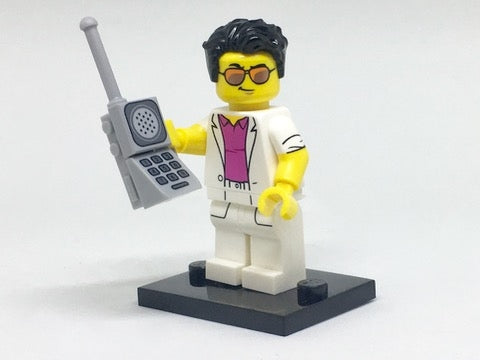 LEGO Collectible Minifigures col17-12 - col17 Yuppie, Serie 17 (Complete Set met Standaard en Accessoires)