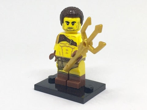 LEGO Collectible Minifigures col17-8 - col17 Romeinse Gladiator, Serie 17 (Complete Set met Standaard en Accessoires)