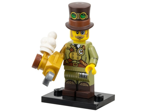 LEGO Collectible Minifigures col27-12 - col27 Steampunk Inventor, Series 27 (Complete Set with Stand and Accessories)