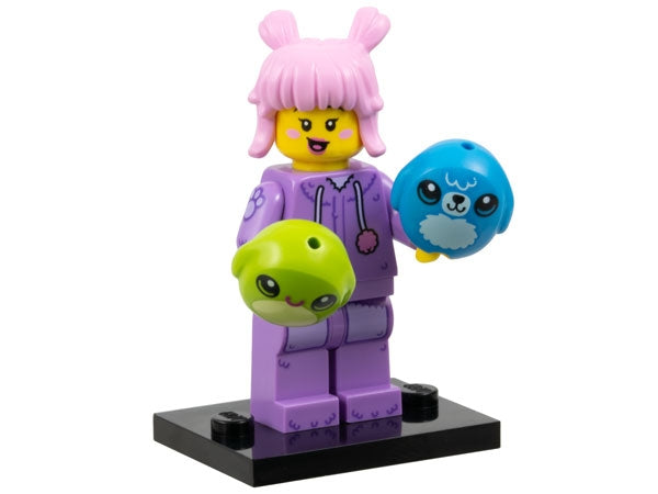 LEGO Collectible Minifigures col27-5 - col27 Plush Toy Collector, Series 27 (Complete Set with Stand and Accessories)