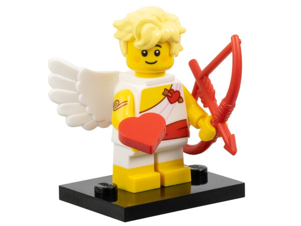 LEGO Collectible Minifigures col27-9 - col27 Cupid, Series 27 (Complete Set with Stand and Accessories)