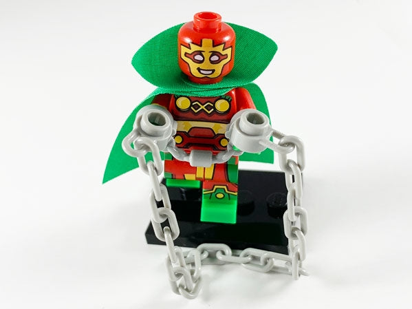 LEGO Collectible Minifigures colsh - Mister Miracle, DC Super Heroes (Complete Set with Stand and Accessories)