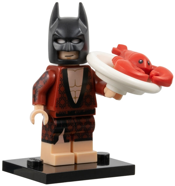 LEGO Collectible Minifigures coltlbm - Lobster-Lovin' Batman, The LEGO Batman Movie, Series 1 (Complete Set with Stand and Accessories)
