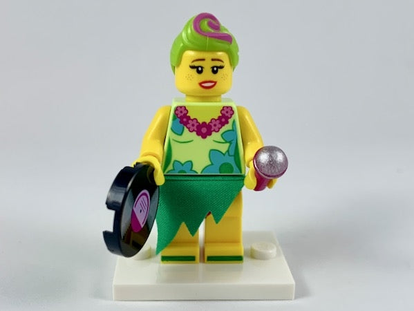 LEGO Collectible Minifigures coltlm2-7 - coltlm2 Hula Lula, The LEGO Movie 2 (Complete Set with Stand and Accessories)