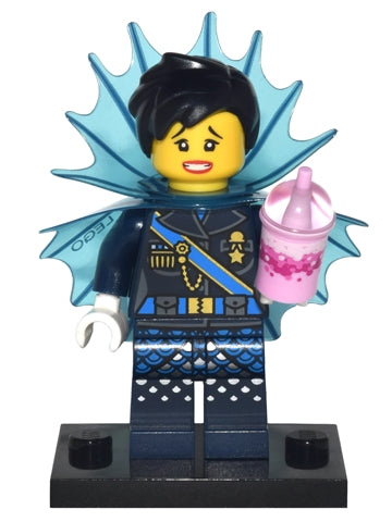 LEGO Collectible Minifigures coltlnm-11 - Shark Army General #1, The LEGO Ninjago Movie (Compleet Set met Standaard en Accessoires)