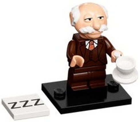 LEGO Collectible Minifigures coltm-9 - Waldorf, The Muppets (Complete Set with Stand and Accessories)