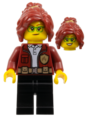 LEGO Minifigure cty1012 - Fire Chief, Female - Freya McCloud
