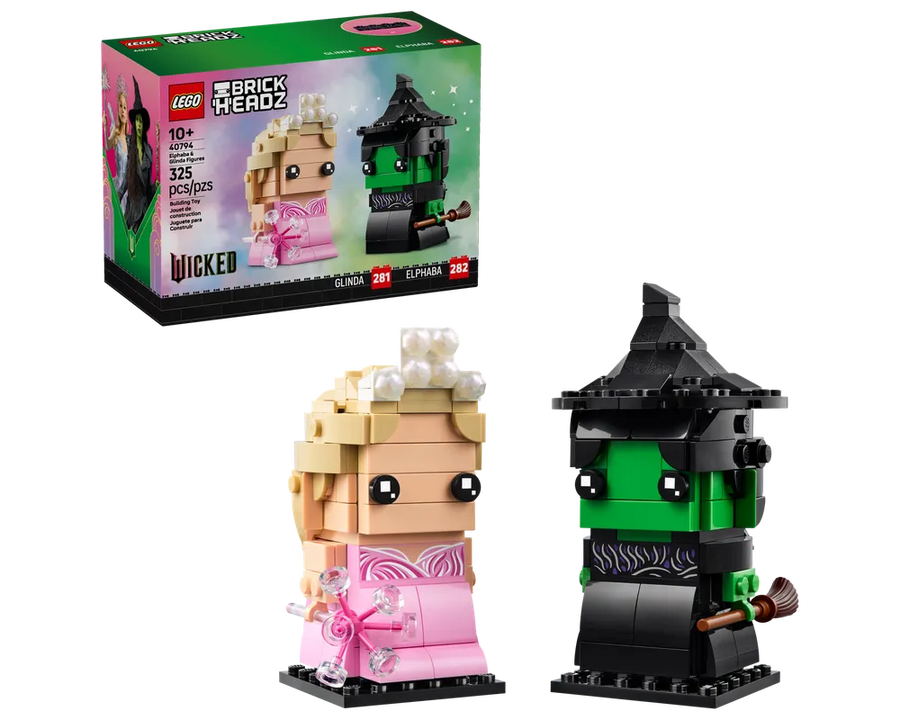 LEGO BrickHeadz 40794 - Elphaba & Glinda Figures - Authentic LEGO Set Main Image